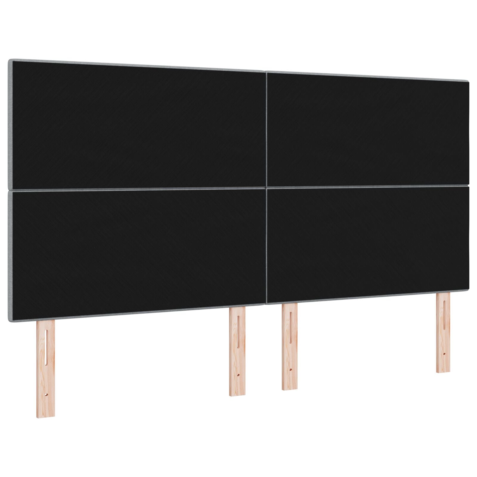 Hoofdbord Knopgeblokt Stof Lichtgrijs 180 cm Hoog hoofdbord