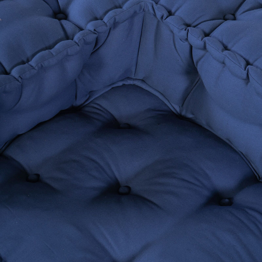Modulaire Poefs 3 Stuks Stof Indigo 70 x 70 x 54 cm Midden + 2x hoek