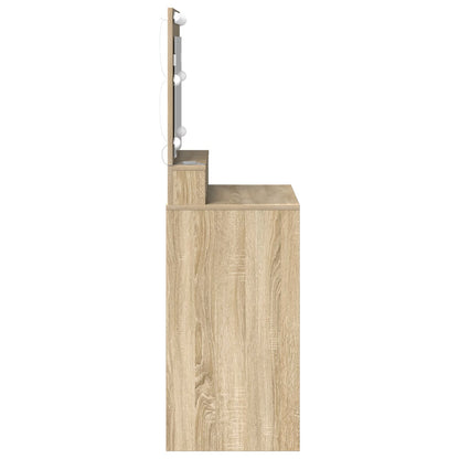 Kaptafel Met Led-Verlichting - Sonoma eiken 79 x 41 x 135 cm