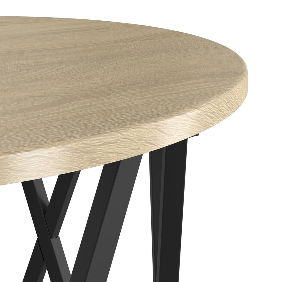 Nesting Bijzettafels 3 Stuks Geengineerd Hout Sonoma eiken