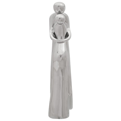 Beeld Zilver 10X16X49 Cm Aluminium