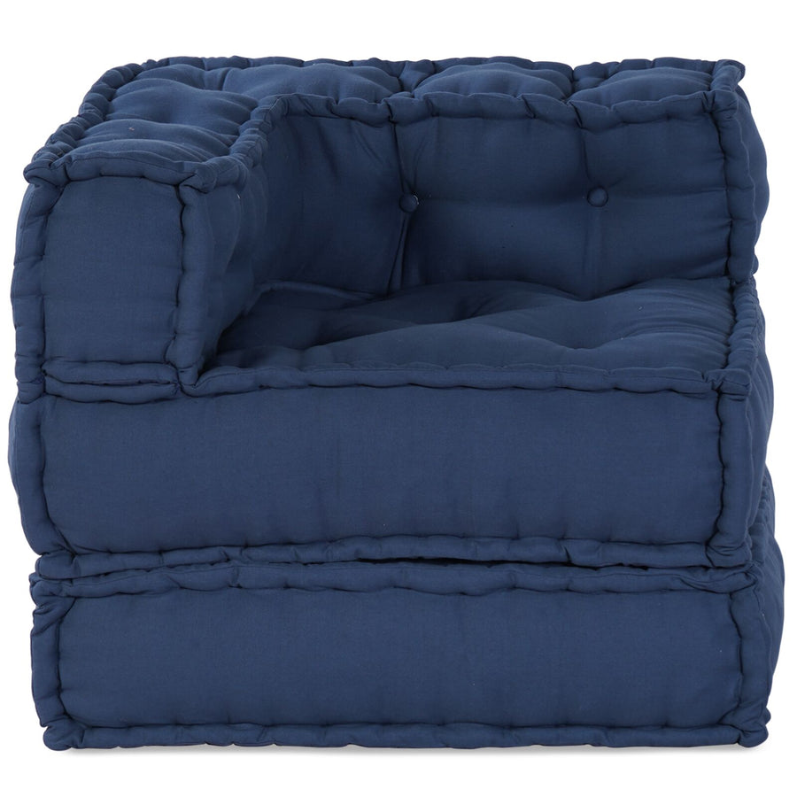 Modulaire Poef 70X70X54 Stof Indigo 70 x 70 x 54 cm Hoekbank