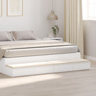 Bed drawer with drawer White 200 x 36.5 x 16.5 cm Engineered wood