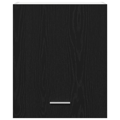 Hangkasten - 2 Stuks - Zwart Eiken, 100X31X60 Cm - Gemaakt Van Bewerkt Hout
