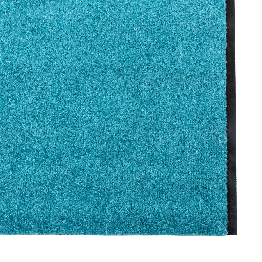 Deurmat Wasbaar Cyan 120X400 Cm