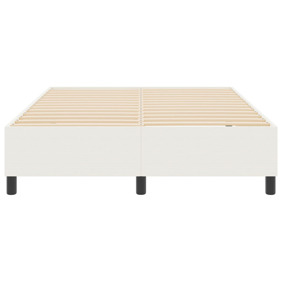 Boxspringbed Corduroy Stof Crème 160 x 200 cm