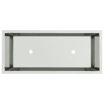 Verhoogde Tuinbak Gegalvaniseerd Staal Verzinkt staal 60 x 26 x 45 cm