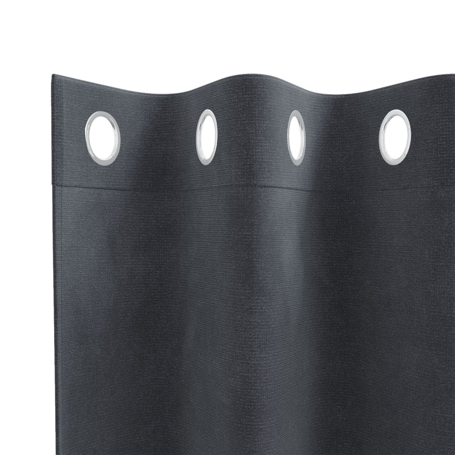 Blackoutgordijnen 2 Stuks Velours Lichtgrijs 140 x 260 cm met oogjes