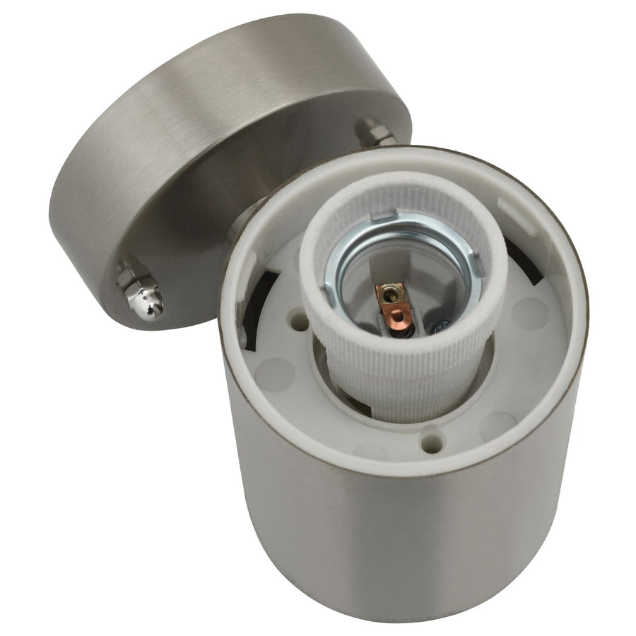Buitenwandlamp Rvs Ip44 1 Zilver zonder sensor