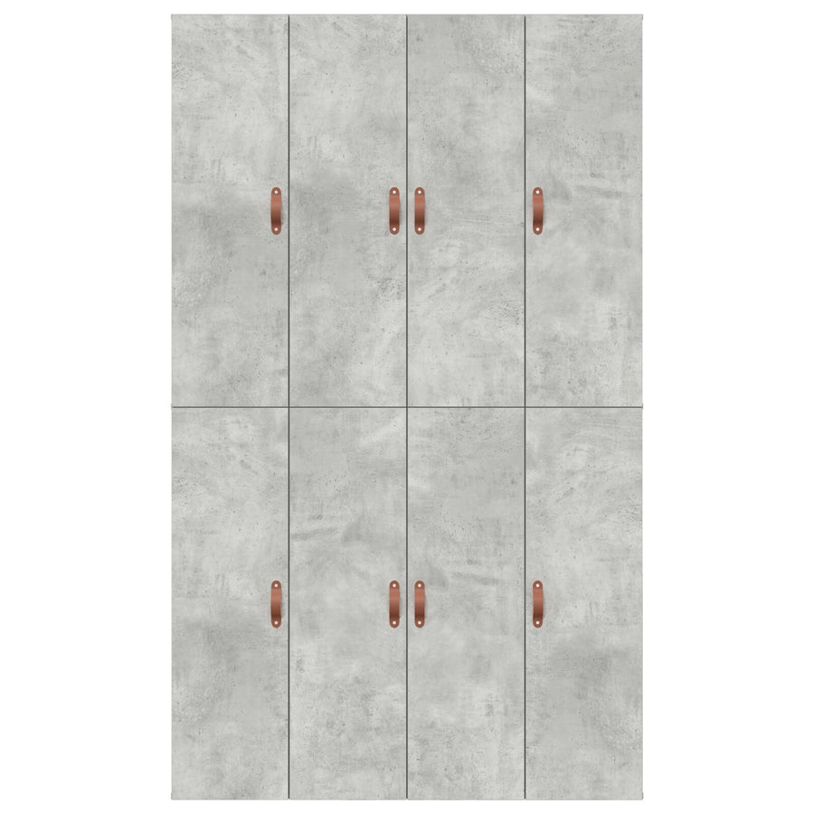 Opbergbedframe Beton Grijs 120 x 190 cm