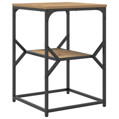 Bijzettafel Artisan Eiken 41X40X60 Cm Engineered Hout Ambachtelijk eiken