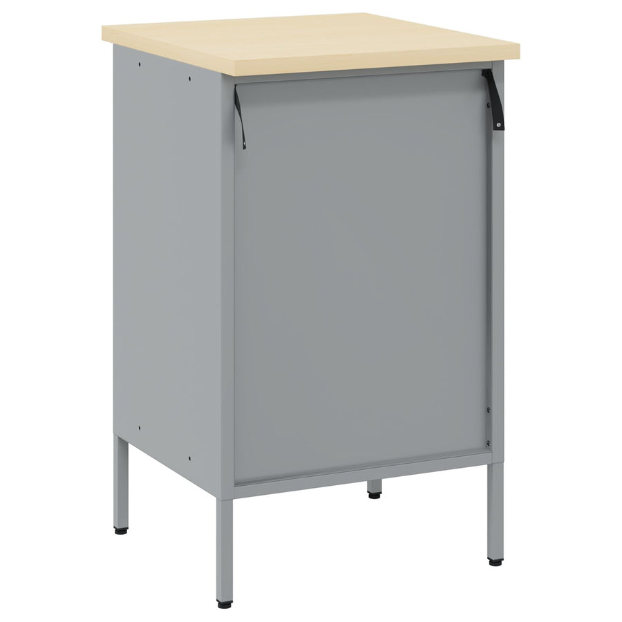 Werkkast 50X55X85 Cm Staal Rood en grijs Werkbank met 4 lades