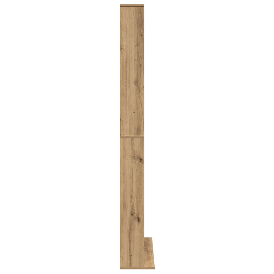 Cd Kast In Artisan Eiken - 101X23X177.5 Cm Gemaakt Van Gelamineerd Hout