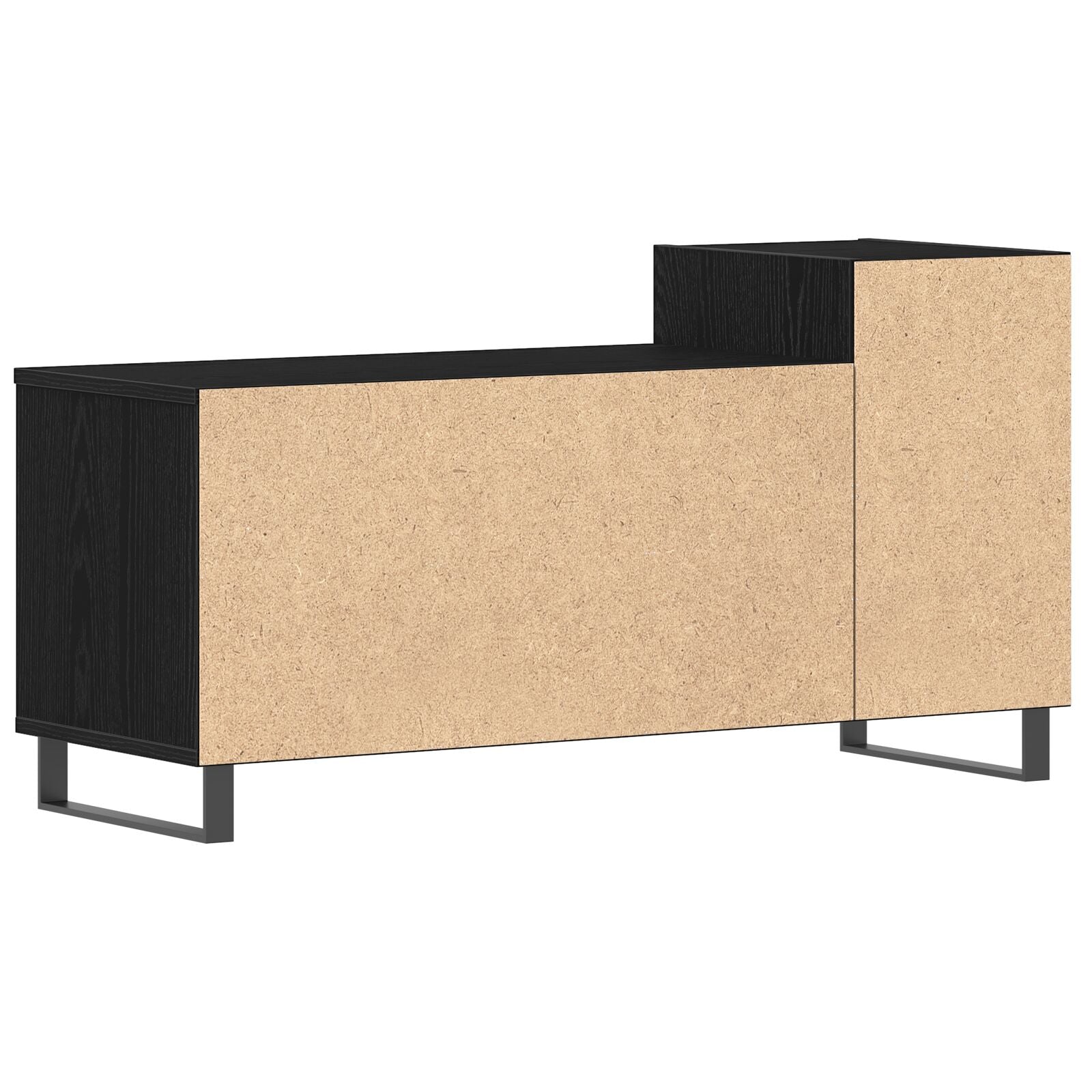Tv-Kast 100X35X55 Cm Engineered Wood Zwart eiken
