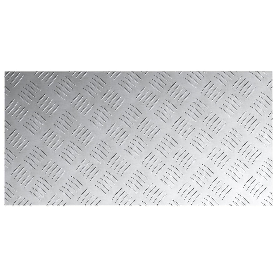 Aluminium Ruitplaten 2 Stuks Antislip 80X40 Cm 80 x 40 x 0.3 cm Rechthoekig