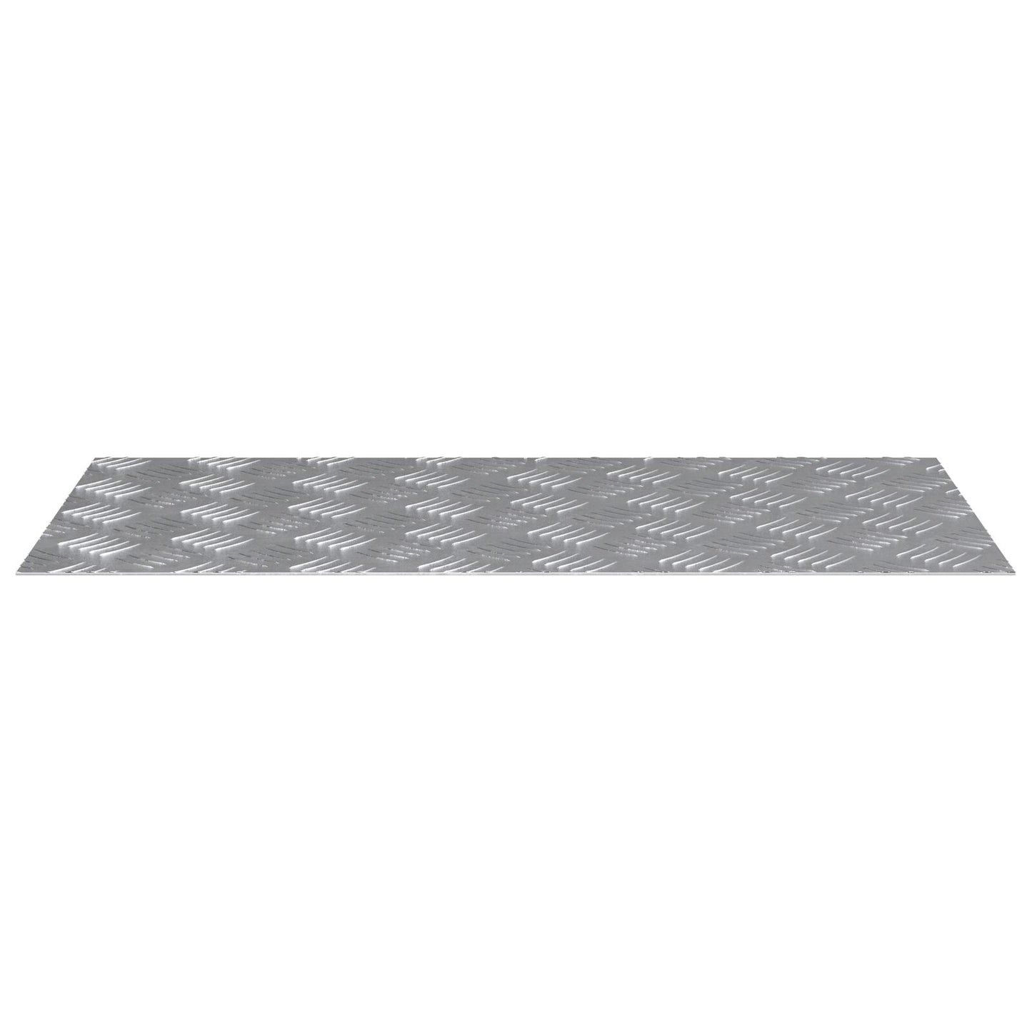 Aluminium Checker Platen 4 St Anti-Slip 80X40 Cm 80 x 40 x 0.3 cm Rechthoekig