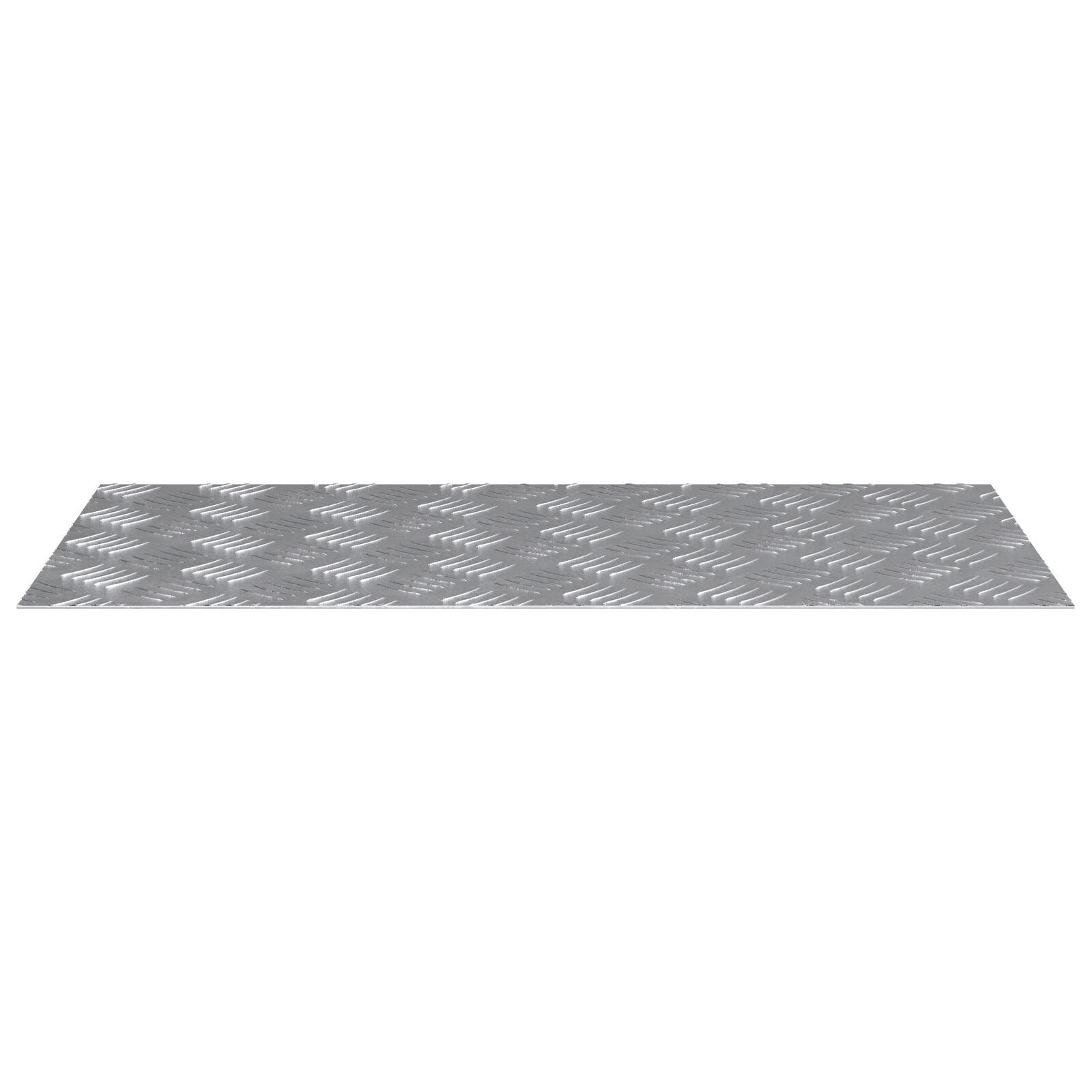 Aluminium Checker Platen 4 St Anti-Slip 80X40 Cm 80 x 40 x 0.3 cm Rechthoekig