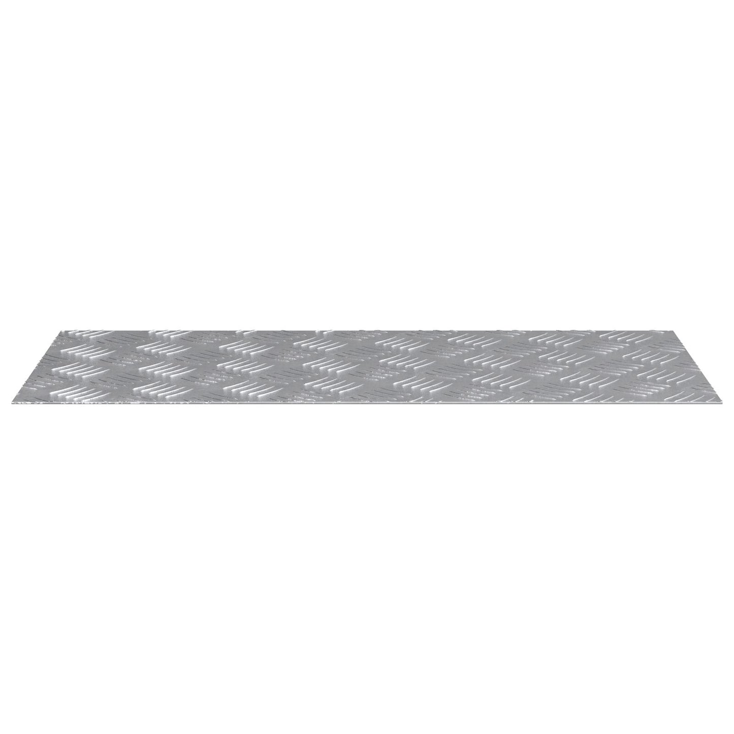 Aluminium Checker Plates 4 St Anti-Slip 70X30 Cm 70 x 30 x 0.3 cm Rechthoekig