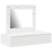 Wandkaptafel Verlichting - 83 x 40 x 70 cm Wit met LED