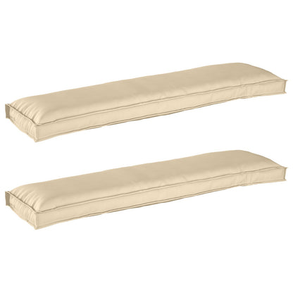 Buiten Kussen Polyester Groot Afneembare Hoezen Beige