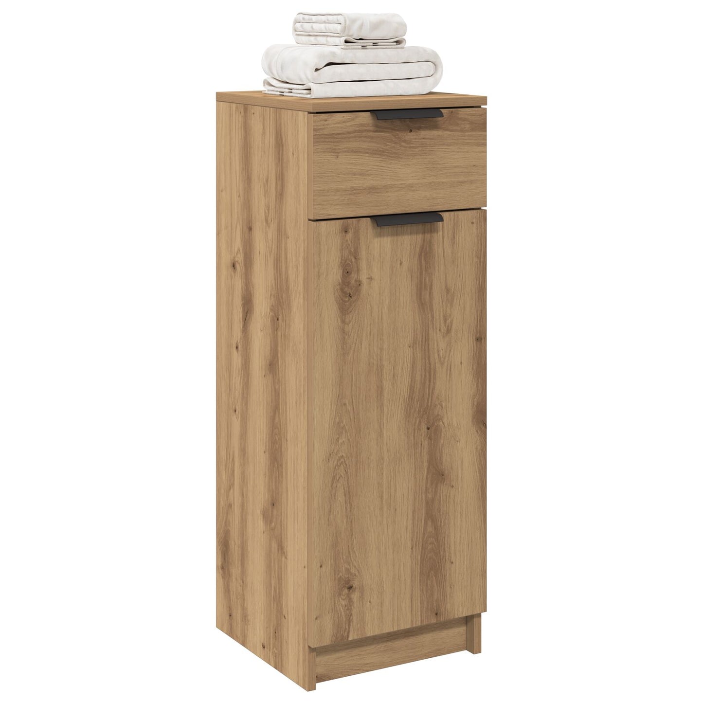 Badkamerkast 32X34X90 Cm Gefabriceerd Hout Ambachtelijk eiken
