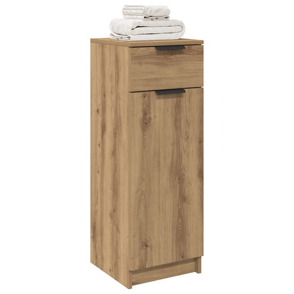 Badkamerkast 32X34X90 Cm Gefabriceerd Hout Ambachtelijk eiken