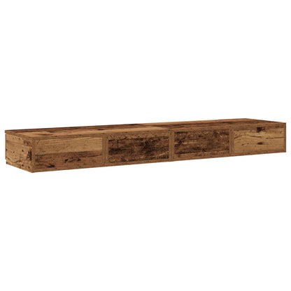 Bedlade Oude Hout 135X36,5X16,5 Cm Gelamineerd Hout Oud hout 135 x 36.5 x 16.5 cm
