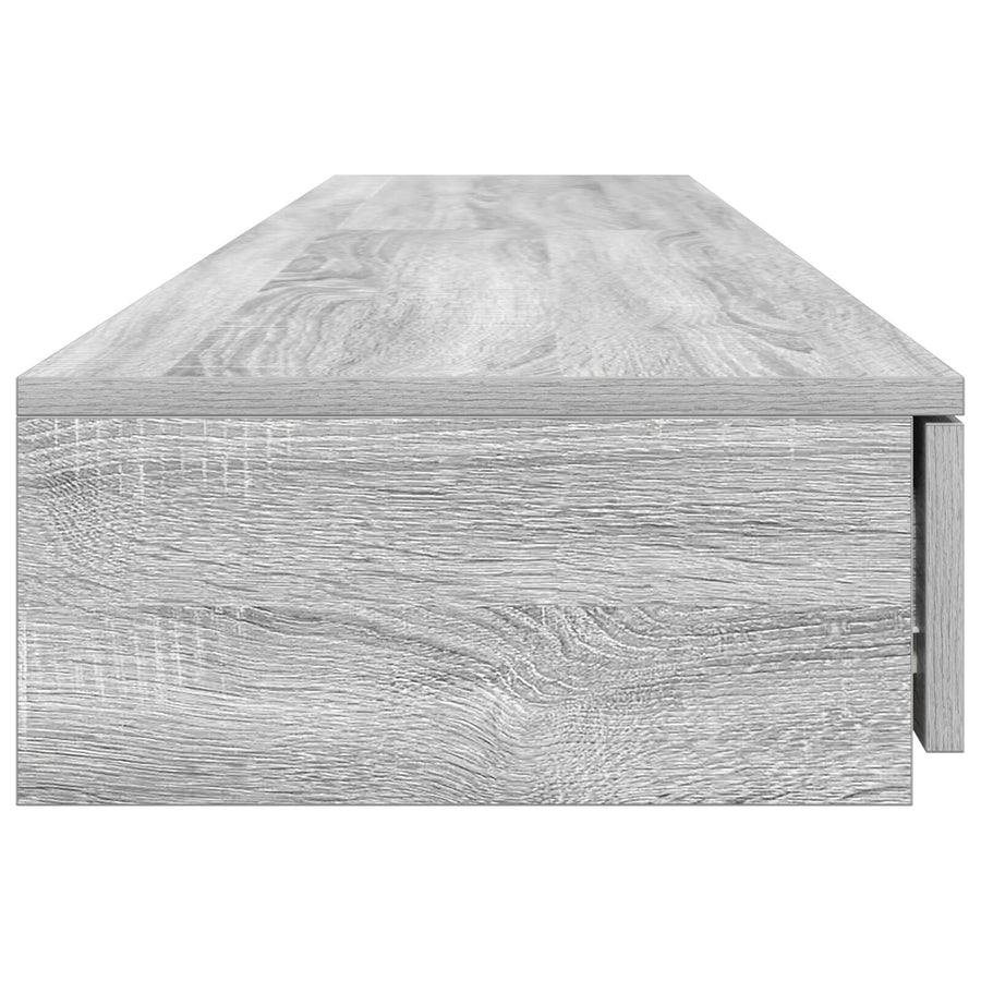 Bedladen 180X36,5X16,5 Cm Gelaagd Hout Grijs sonoma 180 x 36.5 x 16.5 cm