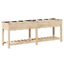 Tuincontainer Met Rasters 203X53X76 Cm Massief Vurenhout 203,5 x 53 x 76,5 cm