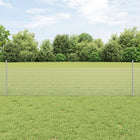Fence with Post Silver 0.5 x 50 m Steel