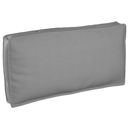 Pallet Kussen Voor Zit/Rugsteun Grijs 120X60X12 Cm Oxford Stof