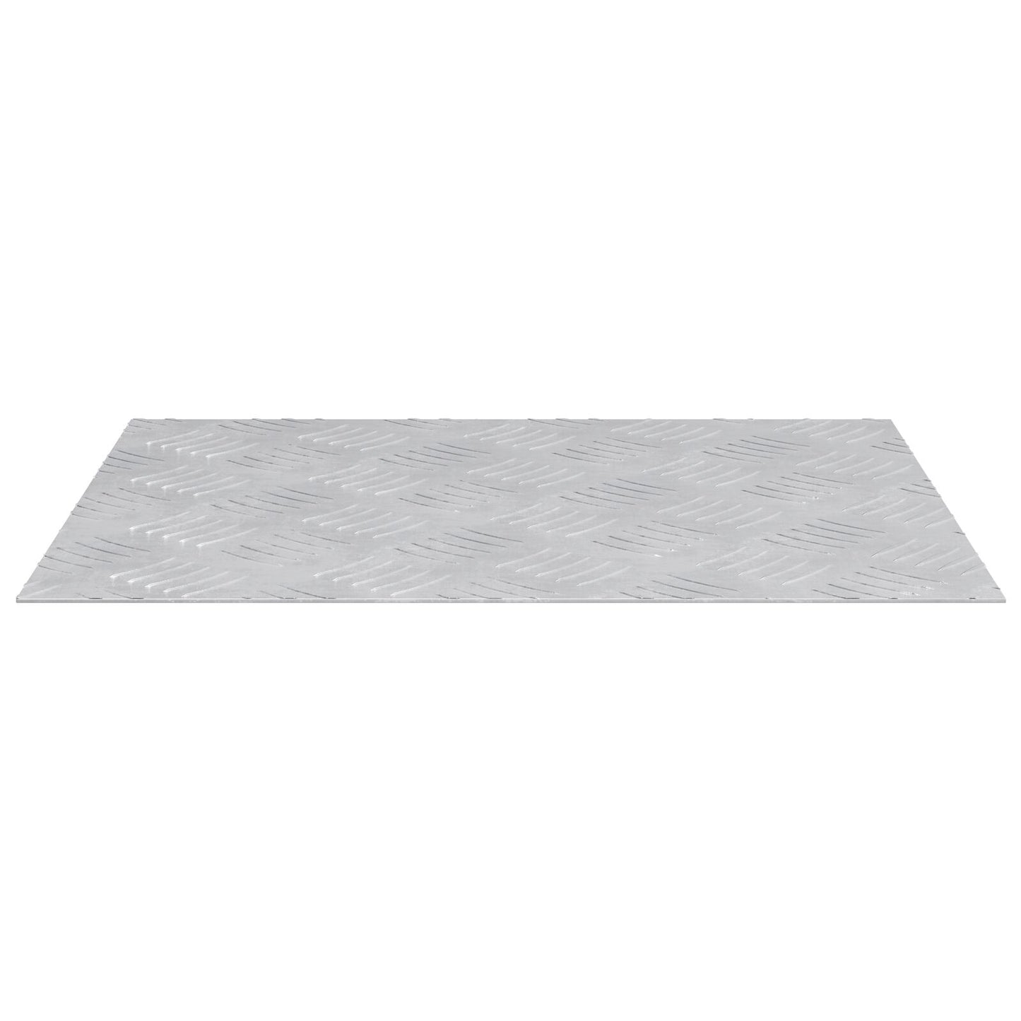 Aluminium Checker Platen 2 Stuks Antislip 50X40 Cm 50 x 40 x 0.2 cm Rechthoekig