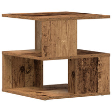 Bijzettafel Oud Hout 40X40X40 Cm Geëngineerd Hout