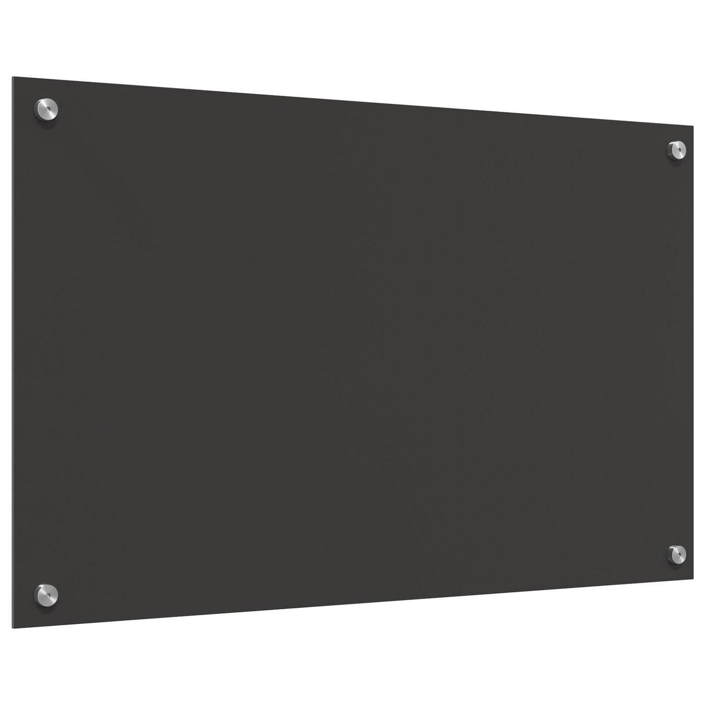 Donkergrijze Keukenachterwand 80X50X0.6 Cm Gehard Glas Donkergrijs 80 x 50 cm
