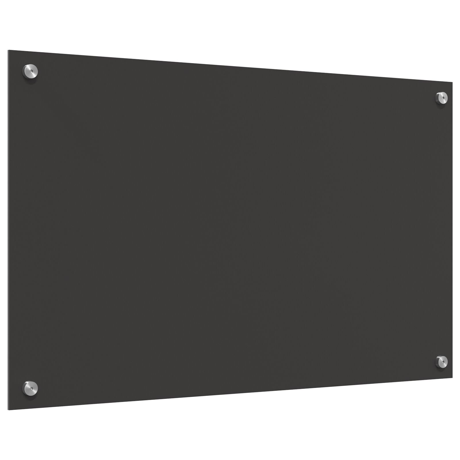 Donkergrijze Keukenachterwand 80X50X0.6 Cm Gehard Glas Donkergrijs 80 x 50 cm