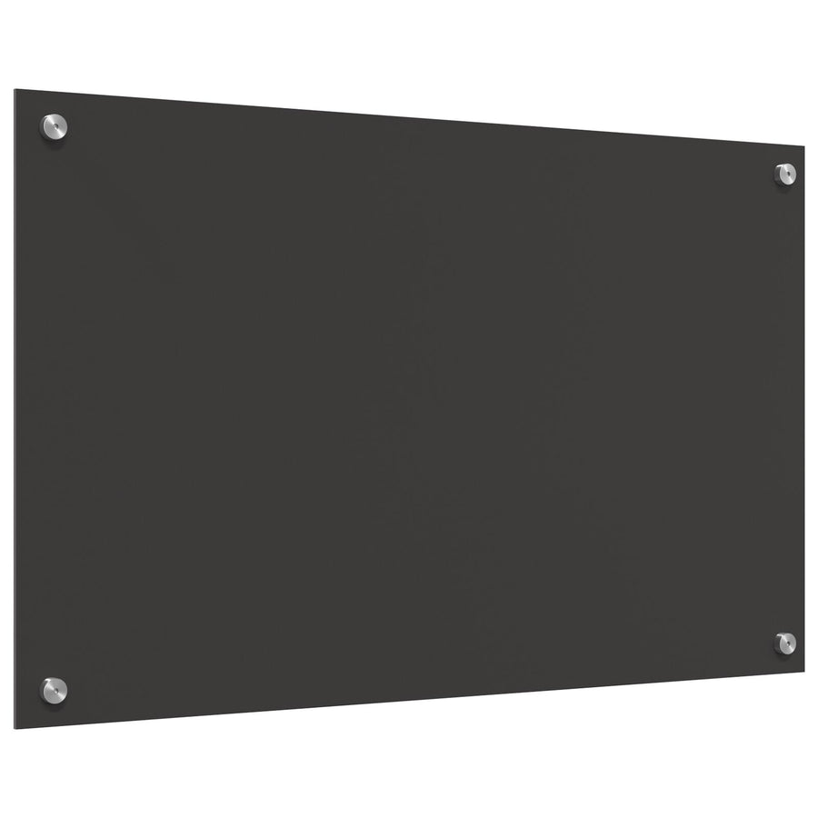 Donkergrijze Keukenachterwand 80X50X0.6 Cm Gehard Glas Donkergrijs 80 x 50 cm