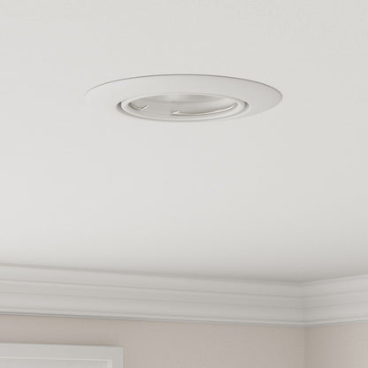 Lampen Set Van 6 Kunststof 9 Cm Inbouwverlichting Wit