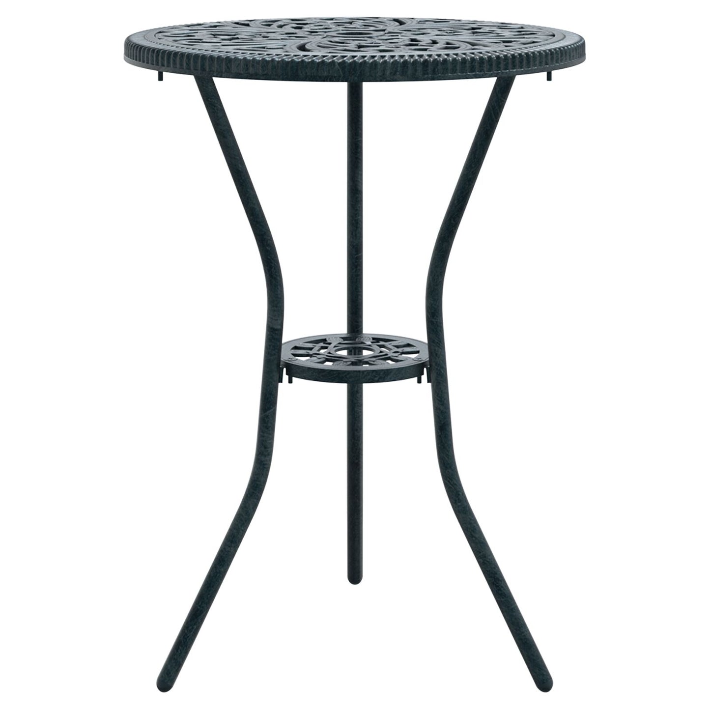3-Delige Tuin Bistro Set E Gietaluminium Groen