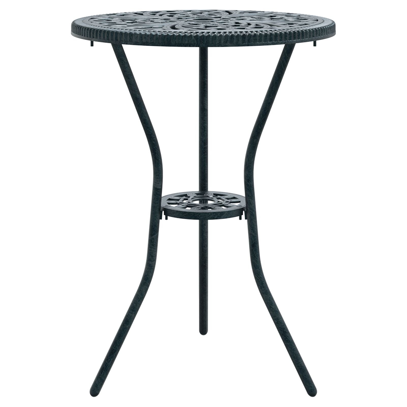 3-Delige Tuin Bistro Set E Gietaluminium Groen