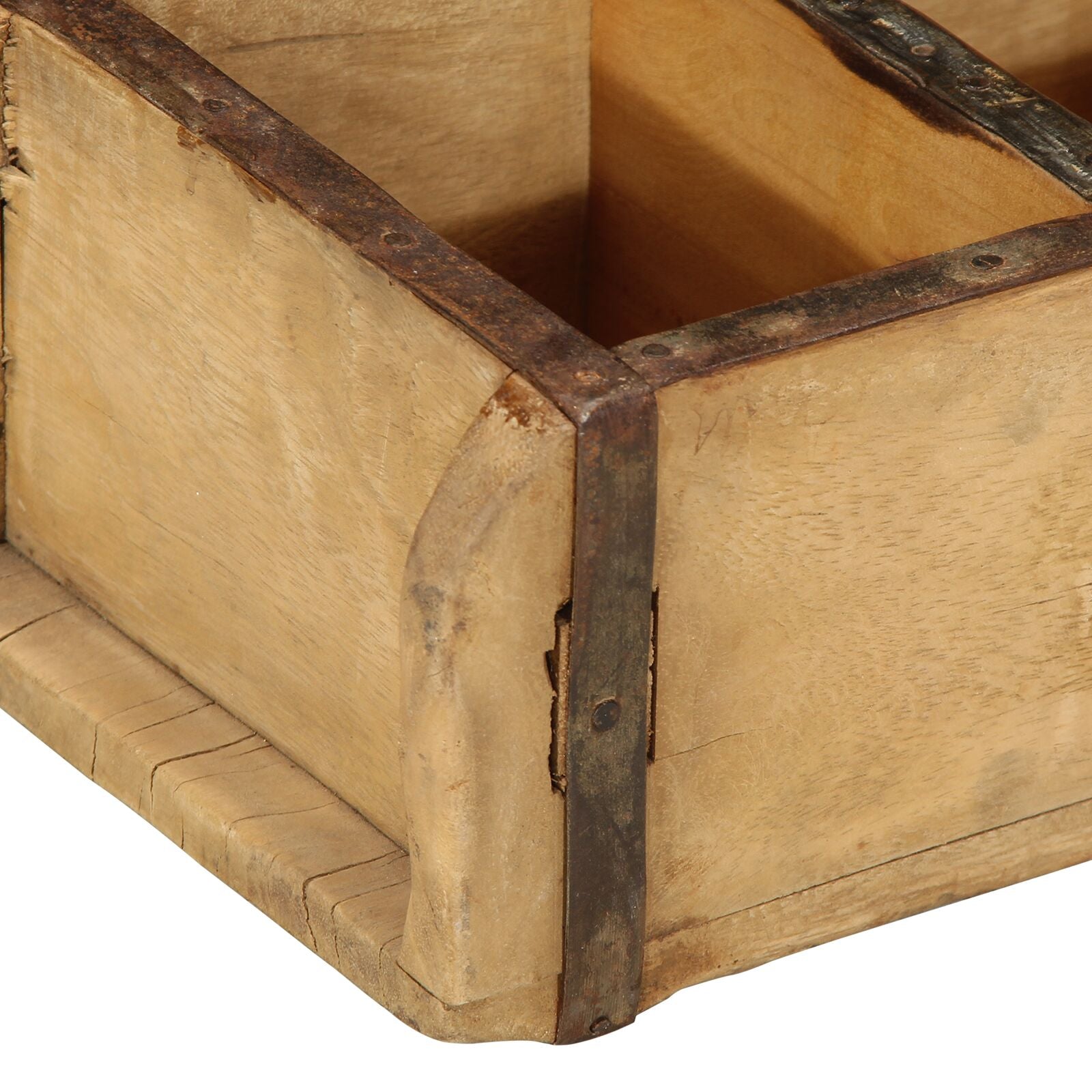 Dienbladen 4 Stuks Gemaakt Van Gerecycled Hout 30 x 14 x 9 cm