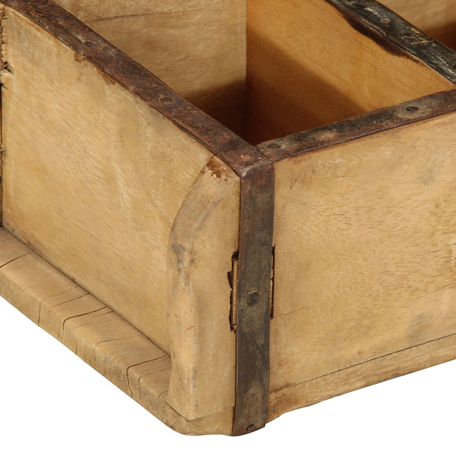 Dienbladen 4 Stuks Gemaakt Van Gerecycled Hout 30 x 14 x 9 cm