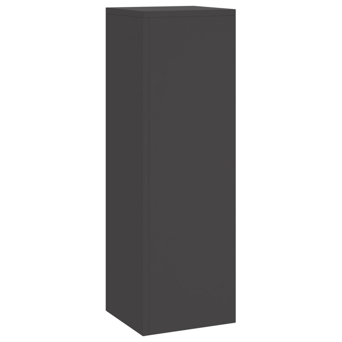 Buiten Plantenstands Set Van 3 Staal Zwart 3x (35/55/75 cm)