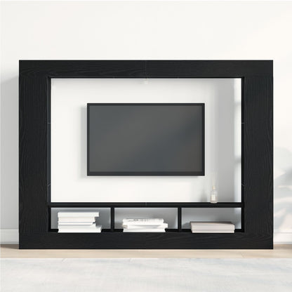 Tv-Kast Muurbevestigd 152X22X113 Cm Zwart eiken