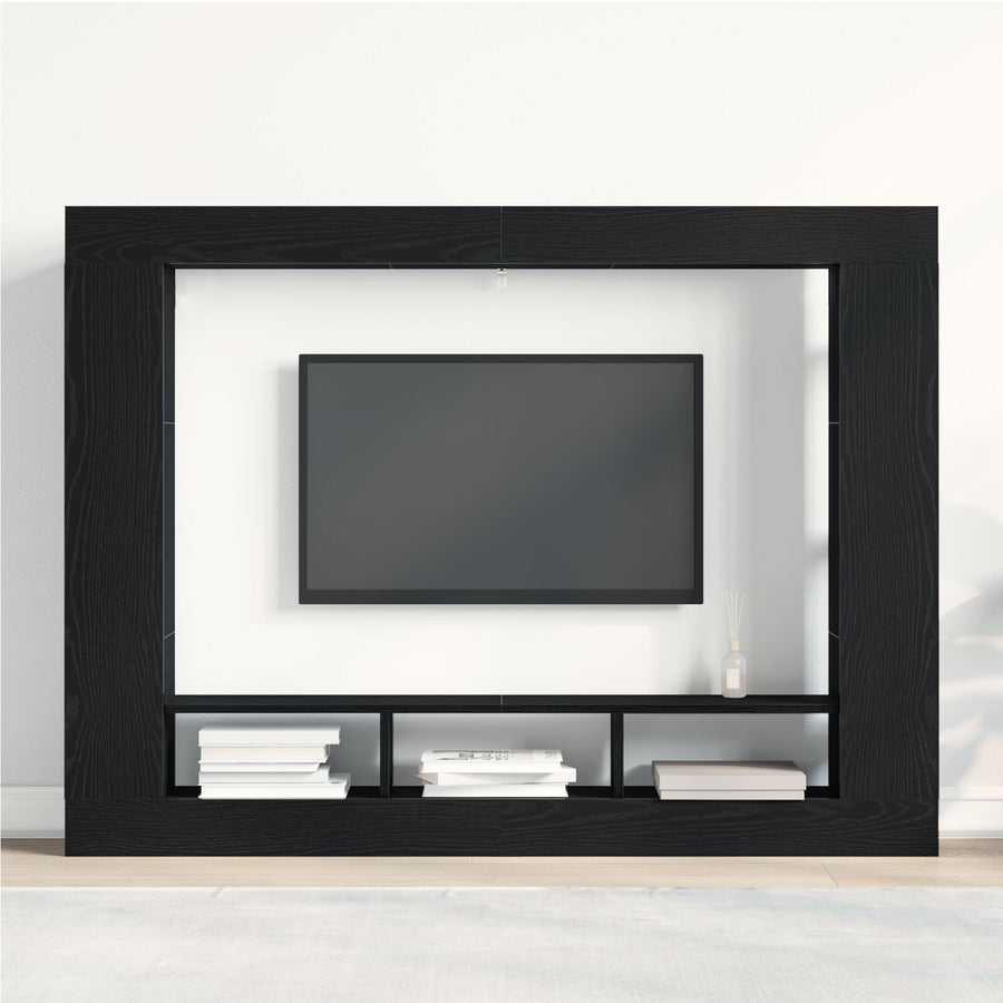 Tv-Kast Muurbevestigd 152X22X113 Cm Zwart eiken
