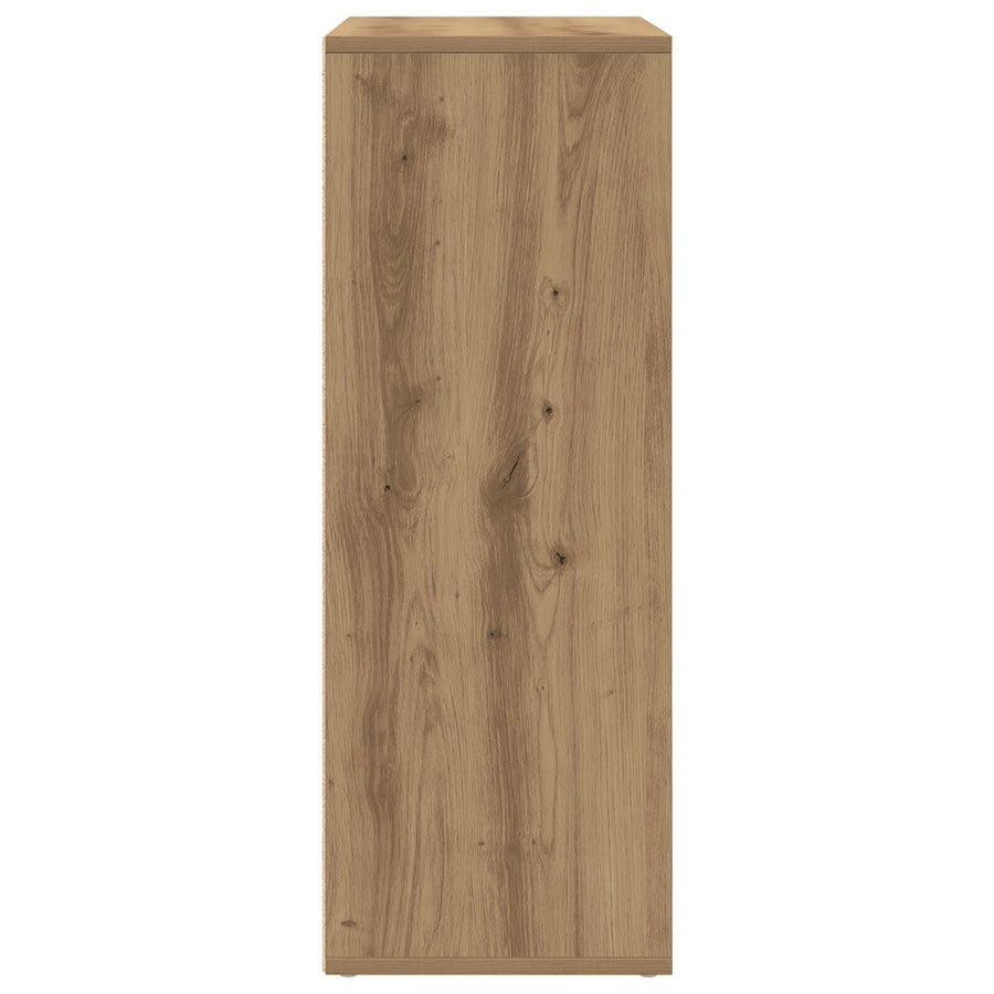 Zijkast Artisan Eiken 60X31X84 Cm Bewerkt Hout