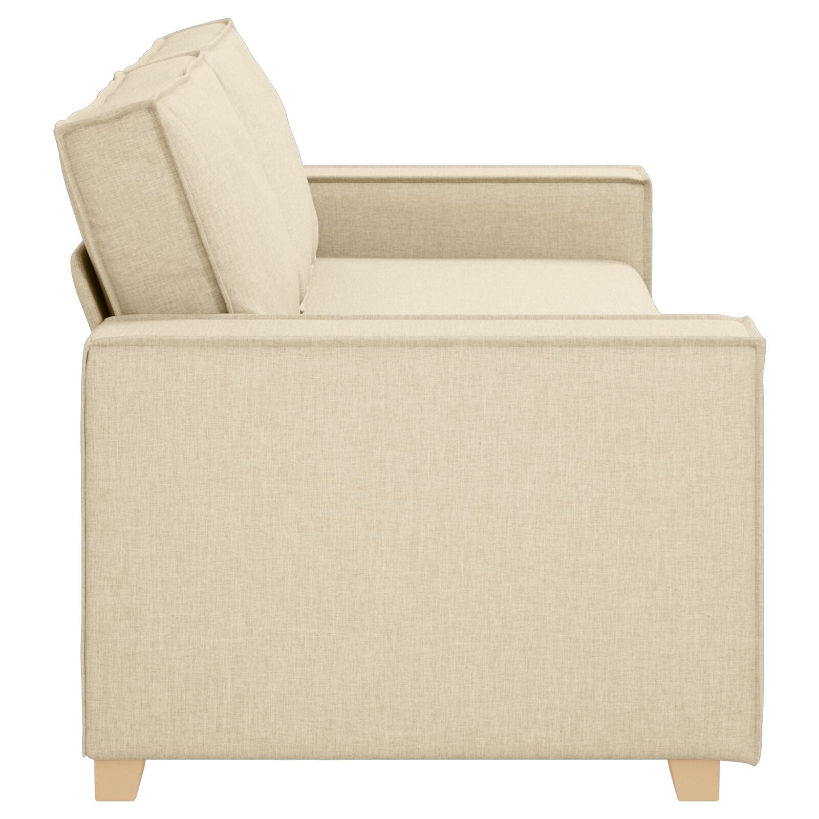 3-Zitsbank Stof 180 cm Crème