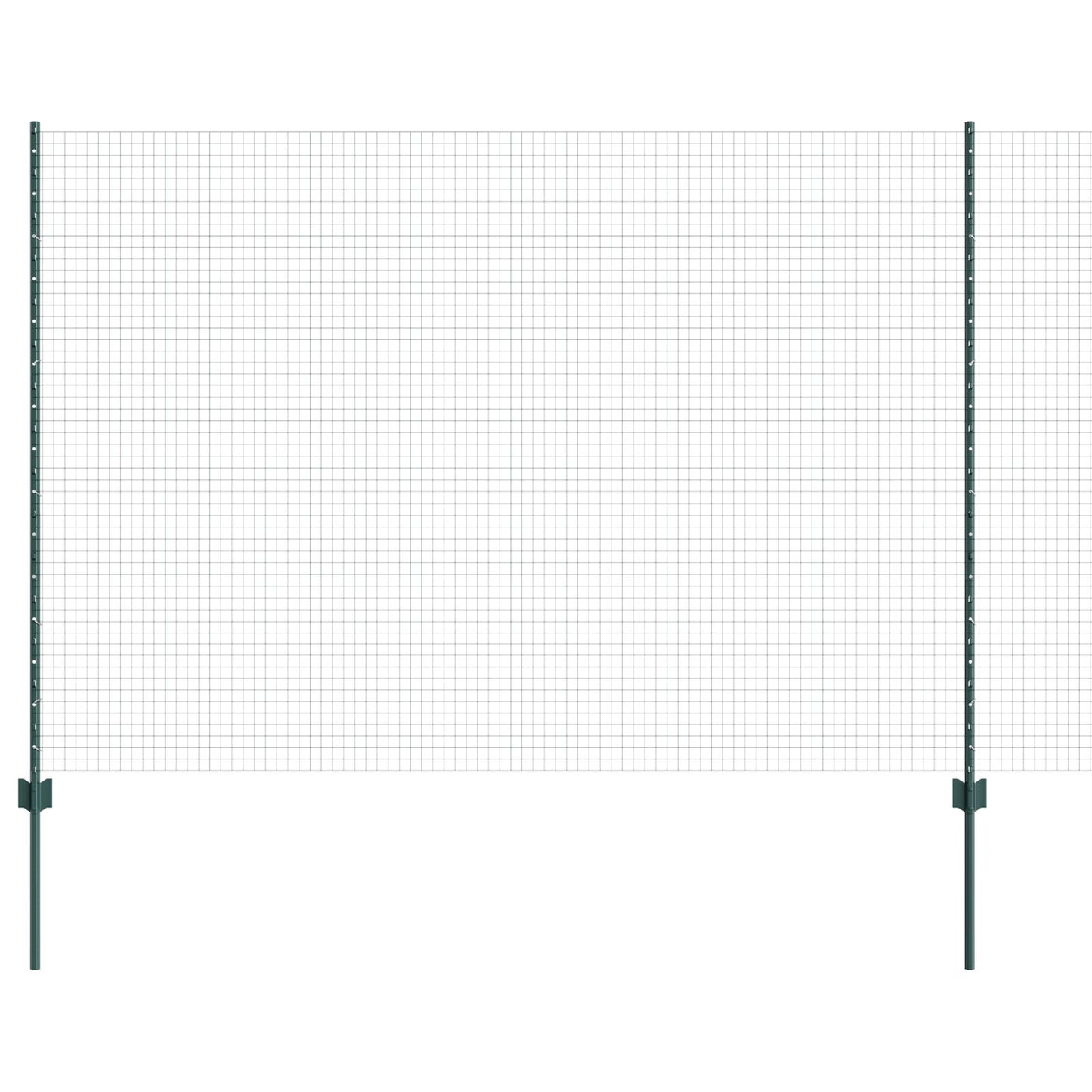 Gelaste Draadhek Met 11 U Palen Groen 1.6X25 M Staal