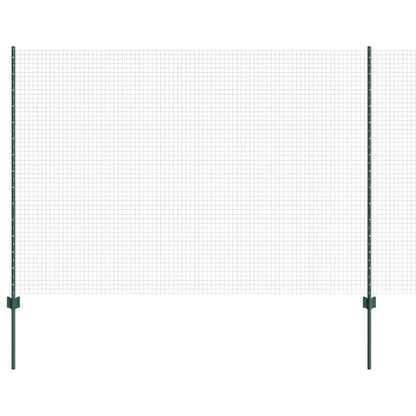 Gelaste Draadhek Met 11 U Palen Groen 1.6X25 M Staal