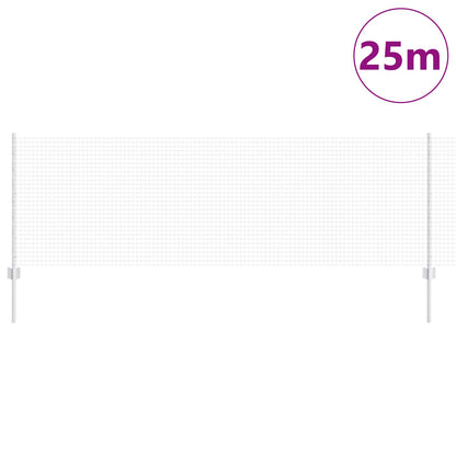 Gelaste Draadhek Met 11 U-Palen Zilver 0.8X25 M Staal