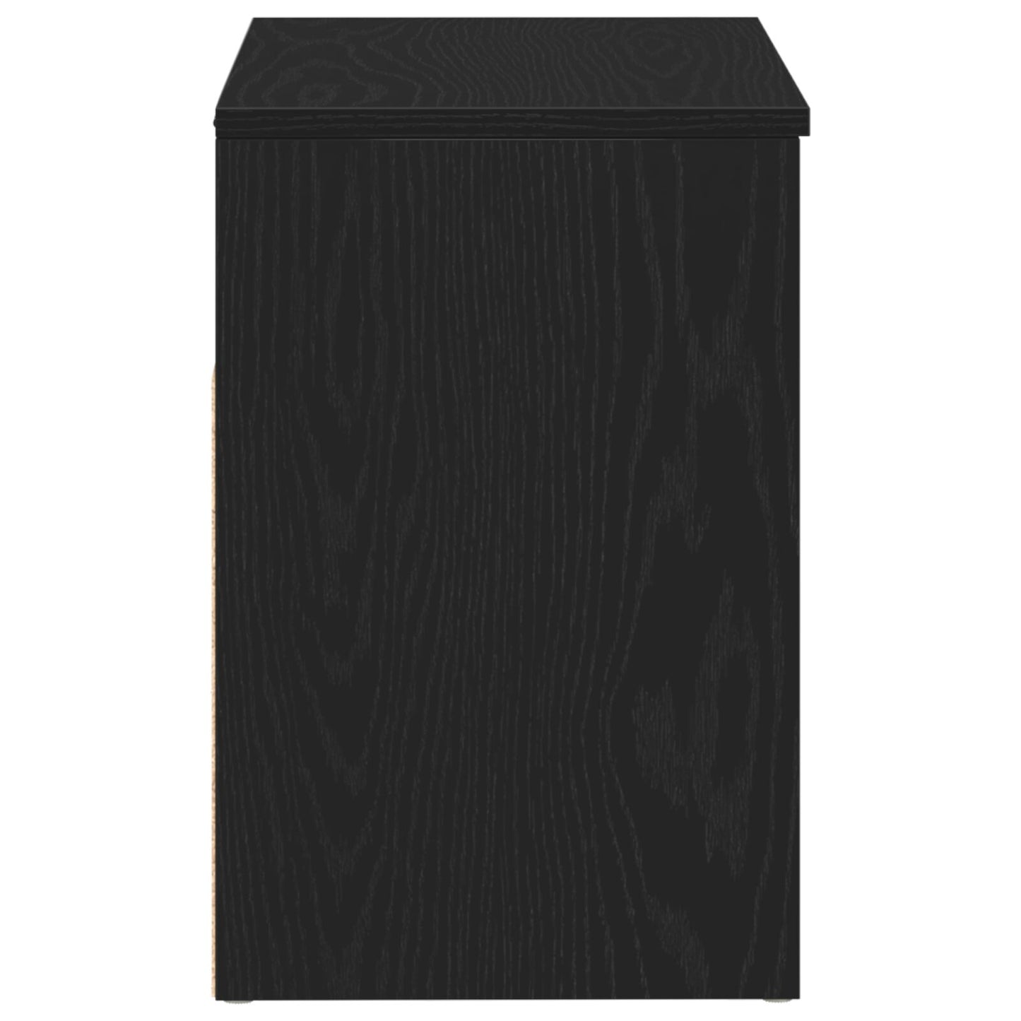 Halbank In , , Geëngineerd Hout Zwart eiken 60 x 30 x 45 cm